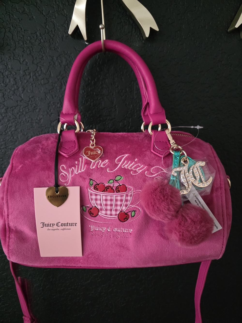 NWT Juicy Couture Sweet Tea Party Satchel